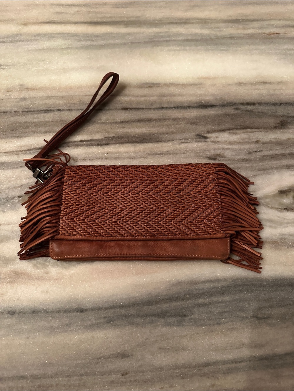 LATICO GLORY LEATHER CLUTCH
